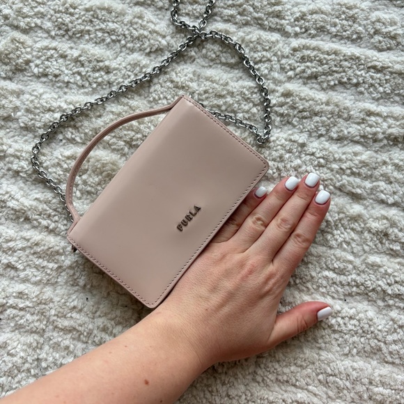 Furla Splendida Micro Crossbody Bag with Chain - Picture 3 of 4